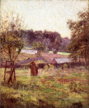  landscapes - At Noon Day Impressionist Indiana landscapes Theodore Clement Steele